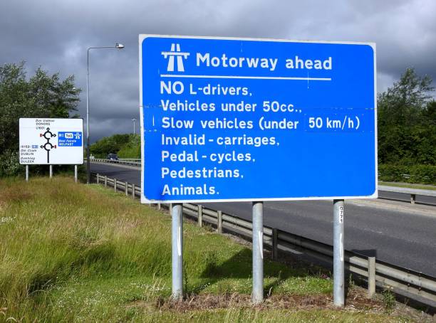 istock Motorway Road sign 1406927940
