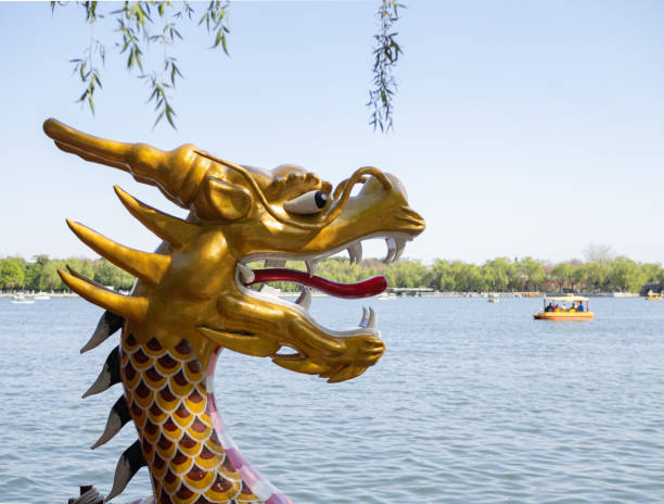 istock Chinese Dragon Boat Close-up 1406929327