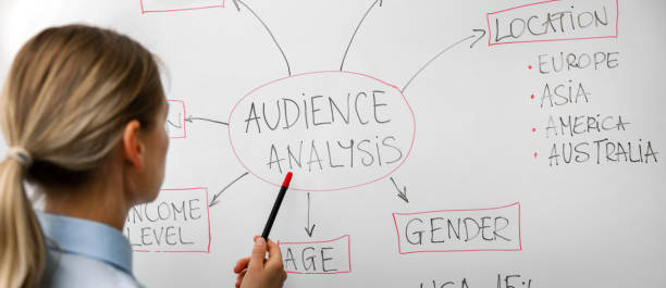 istock audience analysis diagram on whiteboard. business marketing strategy 1406930632