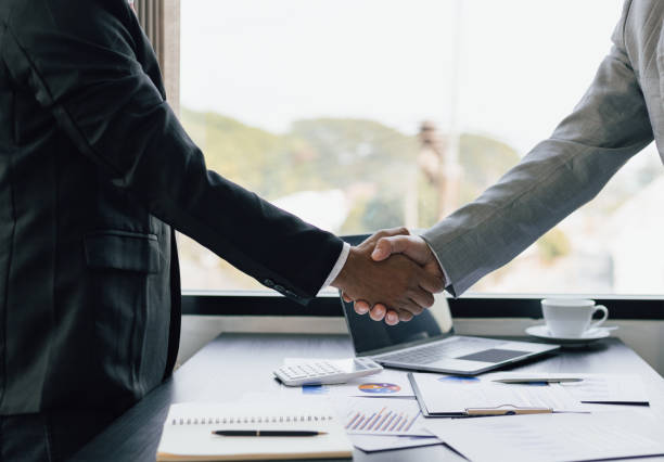 istock Handshake. Concept of cooperation, teamwork and partnership business relationship. 1406932297