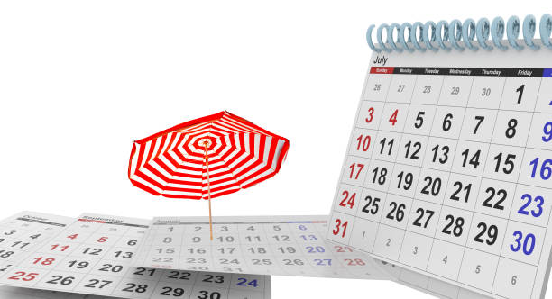 istock calendar summer autumn 2022 july august september october - 3d rendering 1406932740