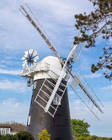 The beautiful Stow Windmill, located just outside of Mundesley in North Norfolk, UK.