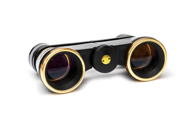 istock Vintage binoculars isolated on white background 1406934233