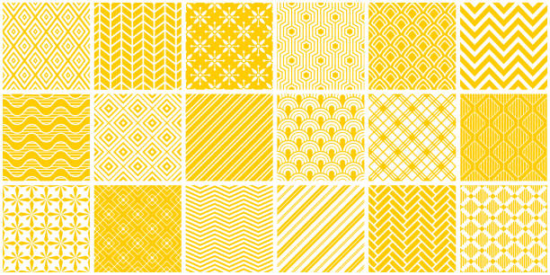 ilustrações de stock, clip art, desenhos animados e ícones de seamless geometric patterns - seamless brick repetition pattern