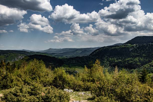 istock Mountain peaks in central Bosnia 1406934938