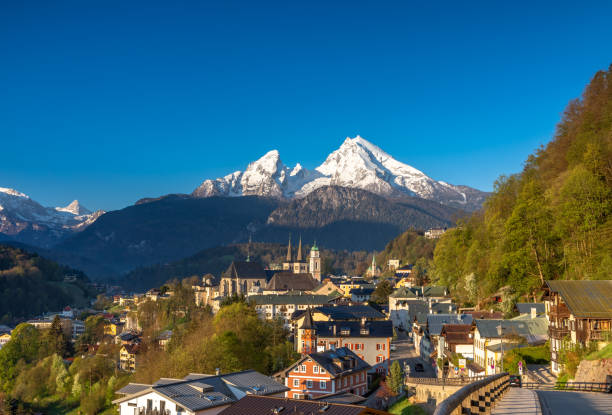 istock View over Berchtesgaden in morning light 1406937572