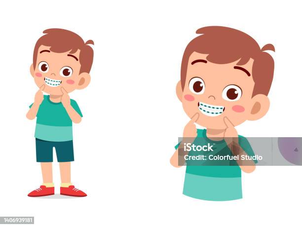Happy Cute Kid Play With Friend Together Stock Illustration - Download  Image Now - Brother, Sister, Child - iStock