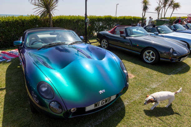 Eastbourne - UK, Apr 30, 2022: Magnificent Classic Car Show at Eastbourne , UK