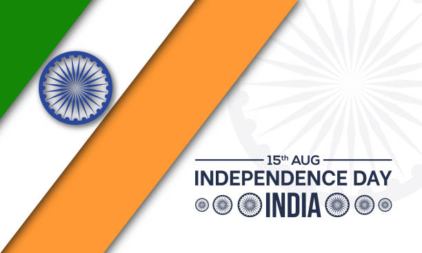 istock independence Day 15th August. Indian Patriotism holiday template for banner, card, poster, background. 1406946667