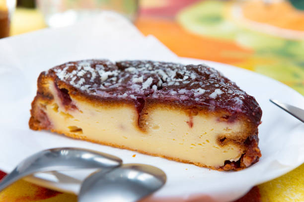istock Cheesecake with strawberry mermelade 1406956386