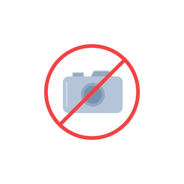 istock No photo icon. Don`t take photos. High quality in colour vector illustration. 1406977638