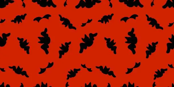 Vector illustration of Bat-pattern