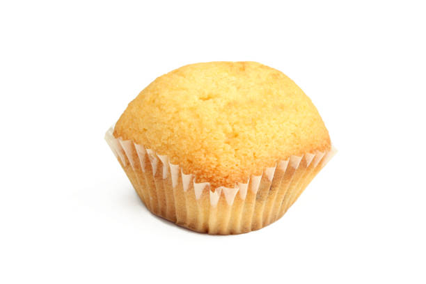 istock Single muffin cupcake isolated on white background 1406993148