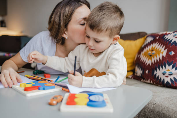 istock Taking care of child at home 1407002689