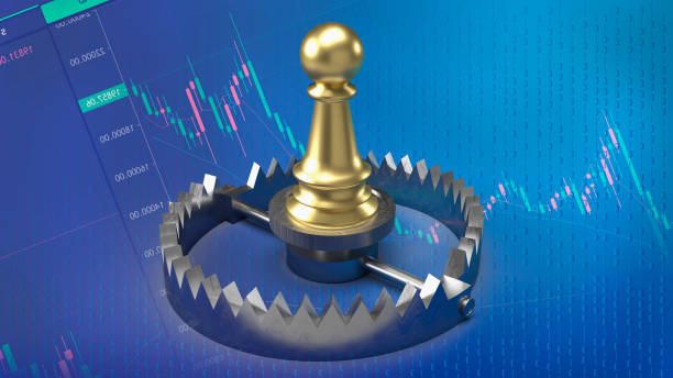 istock The gold chess on bear trap for business concept 3d rendering 1407008229