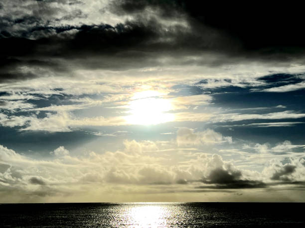 istock Evening view of Okinawa Ginowan coast 1407014807