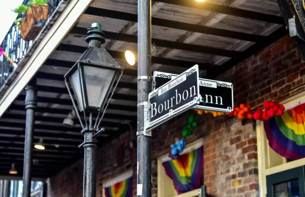istock Bourbon street sign 1407015887