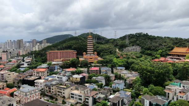 istock ancient pagoda in chinese buddhist temple 1407023734