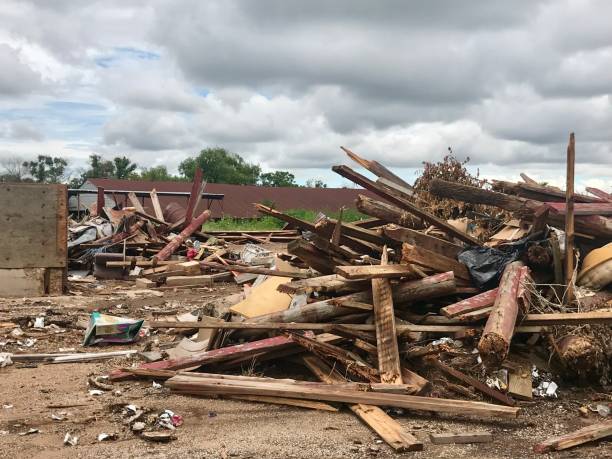 istock Pile of scrap wood from demolition 1407027561