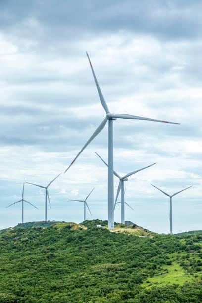 istock Large areas of wind power in the mountains 1407038112