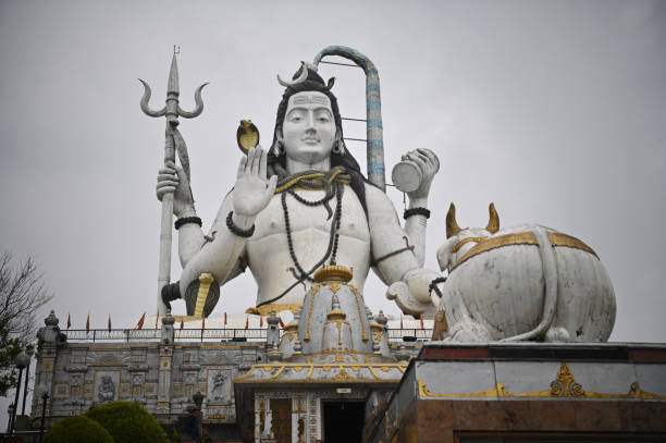Huge majestic statue of Shiva in Namchi, Sikkim