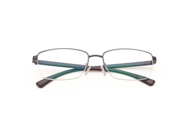 istock New black frame eyeglasses with clear lens isolated on white 1407046200