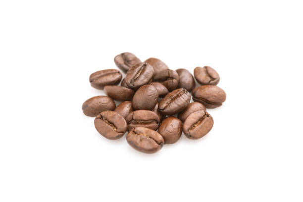 istock Coffee bean on isolated on white background. Food and beverage concept 1407047418