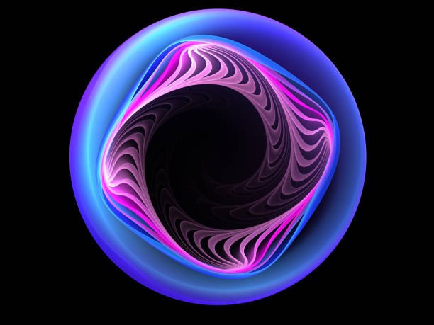 Abstract modern background on the topic of science and modern digital technologies