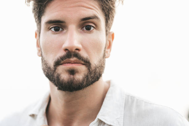Portrait of handsome man outdoors