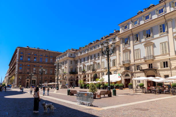 istock Turin, piazza Carignano, town square 1407062404