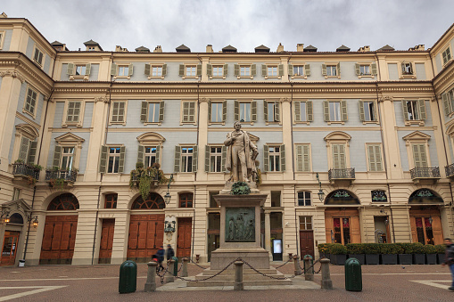 Turin, piazza Carignano, town square