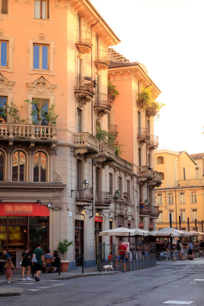 istock Turin street life at sunset 1407062441