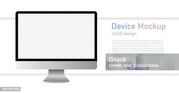 Computer Screen User Interface Interface And Ux Design Realistic Gray ...