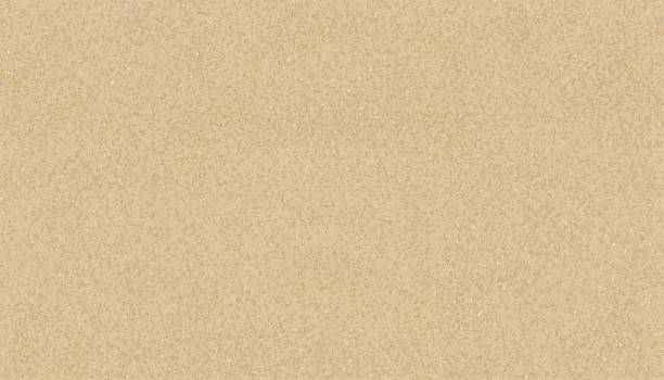 nahtloser sandstrand für den hintergrund. vektor illustration muster sand textur, kulisse endless brown beach sanddüne für sommer banner hintergrund. - sandig stock-grafiken, -clipart, -cartoons und -symbole