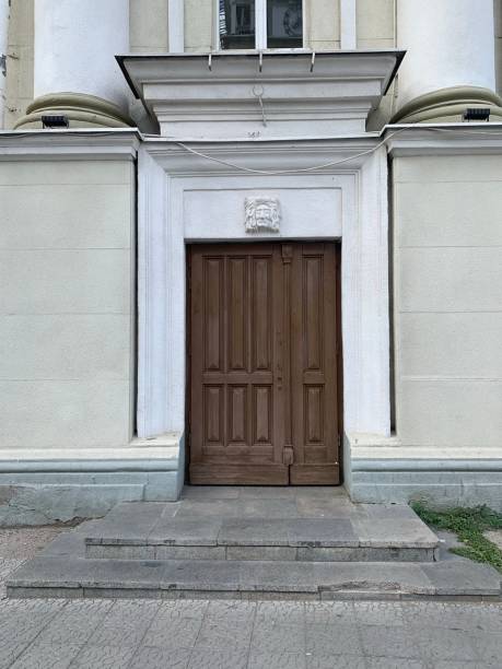 istock Side door of Mongolian Stock Exchange 1407071928