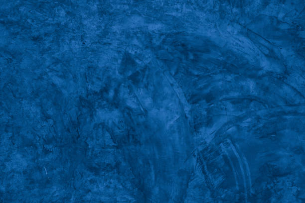 istock Old wall pattern texture cement blue dark abstract  blue color design are light with black gradient background. 1407080649
