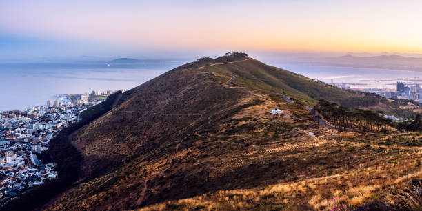 Signal Hill Cape Town at dawn stock photo