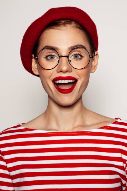 istock Beautiful emotional woman with bright make-up 1407081551