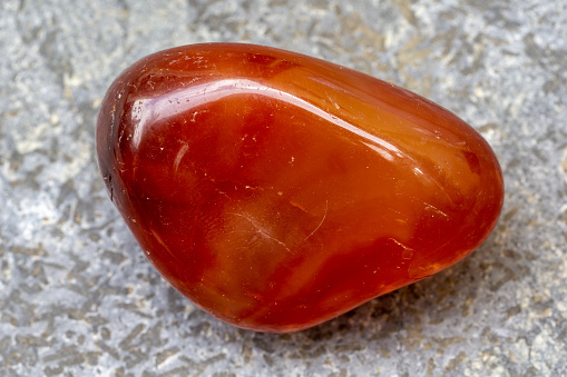 Natural Ruby Gemstone Red natural gemstone on a white backrgound