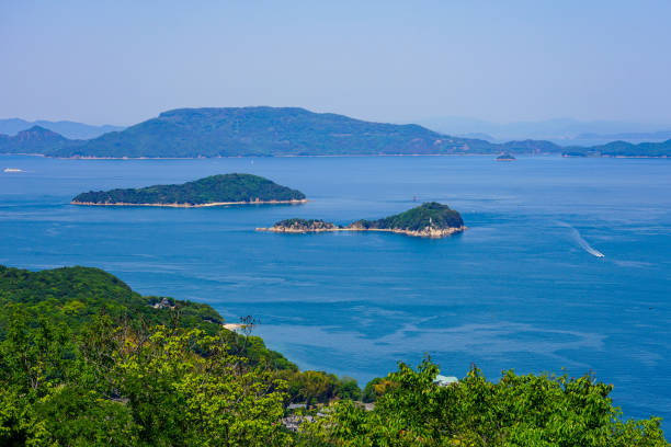 Aji Ryuozan Park overlooking the Seto Inland Sea