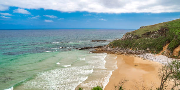 istock Beach of Vidiago, Asturias, Spain 1407087499