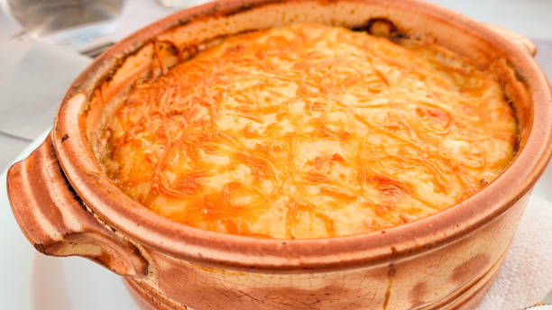istock Moussaka in a clay pot 1407089405