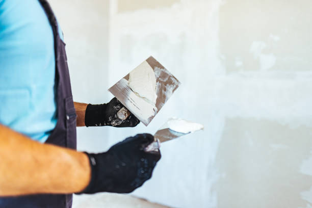 plastering стене - trowel plaster construction worker work tool стоковые фото и изображения