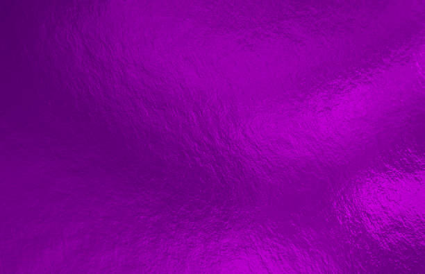 istock Purple foil background with uneven texture 1407103081