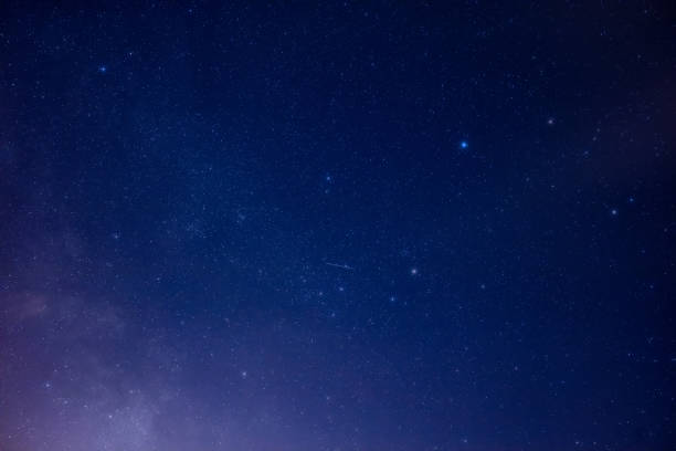 istock Milky Way stars and constellations on evening sky. 1407103716