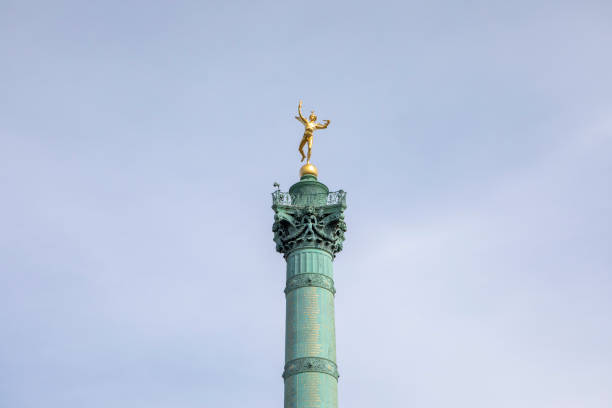 istock The Colonne de Juillet monument viewed from a low angle against a clear sky 1407124753