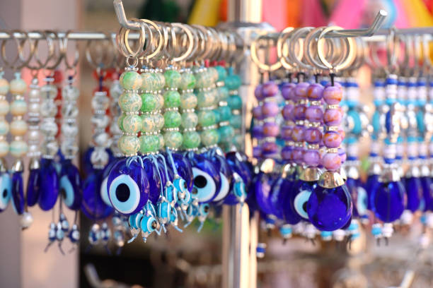 istock Nazar amulets in a turkish souvenir shop 1407131974
