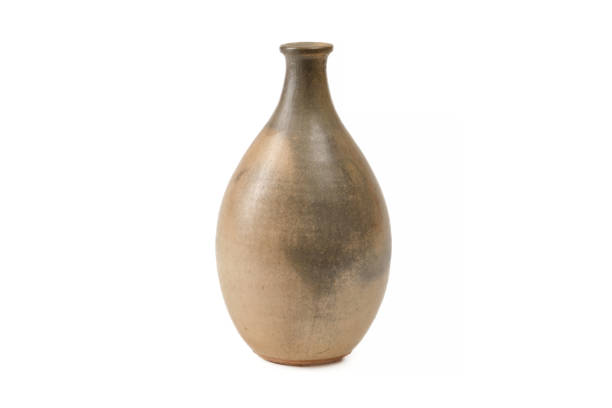 istock Pottery, vase, clay jug isolated on white background. 1407132275