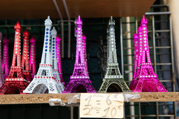 Tourist gift shop in the Montmartre district of Paris
