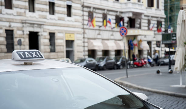istock Taxi in Rome. 1407134798